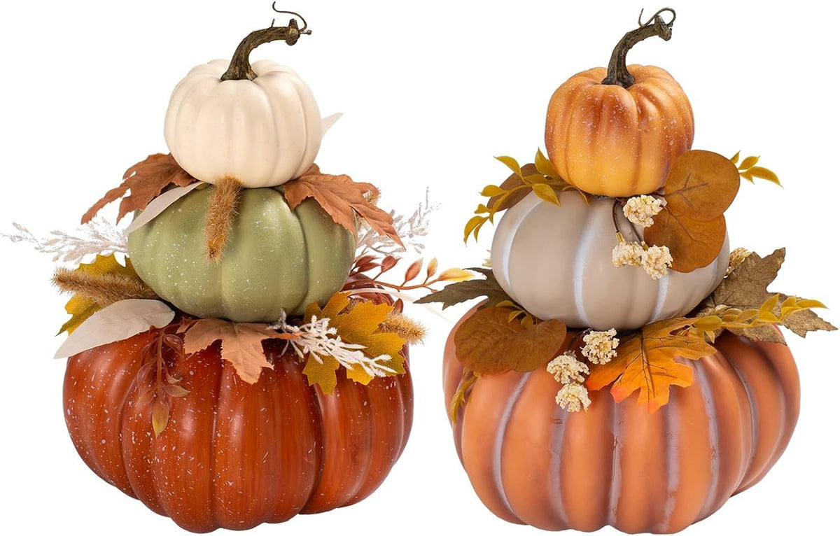 Bonner Harvest Decor Artificial Pumpkin Tower Decor additional product photo