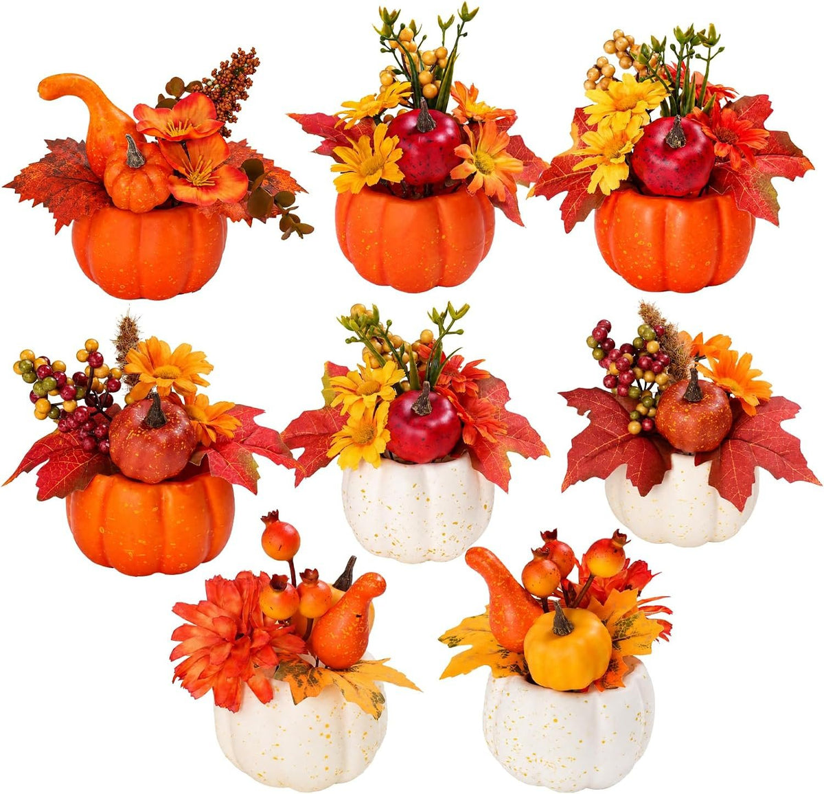 Bonner Harvest Decor Artificial Pumpkin Tower Decor additional product photo