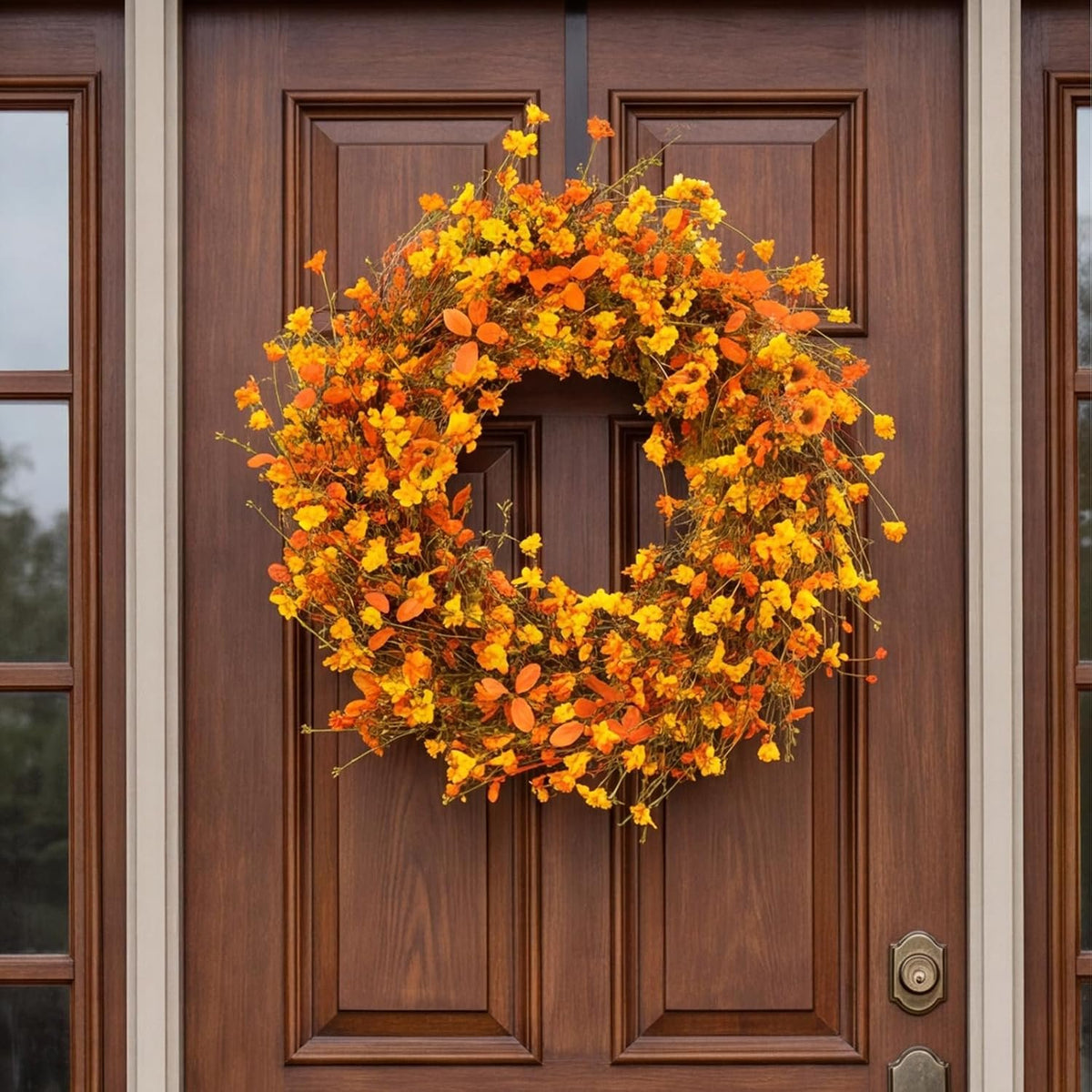 Bonner Harvest Decor Autumn Berry Front Door Wreath additional product photo