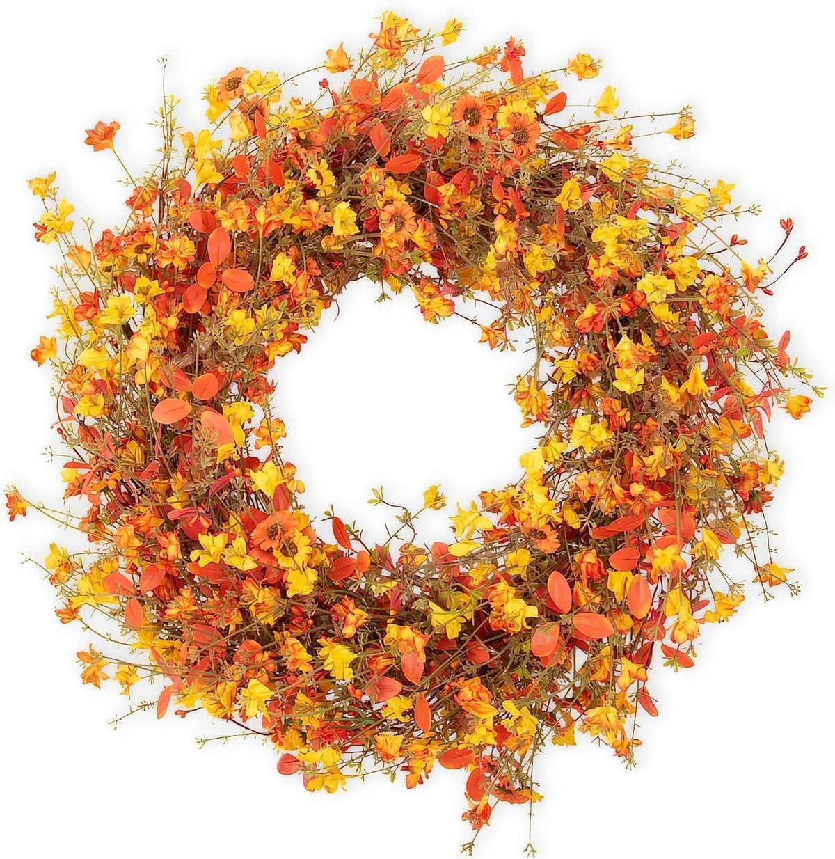 Bonner Harvest Decor Autumn Berry Front Door Wreath studio product photo