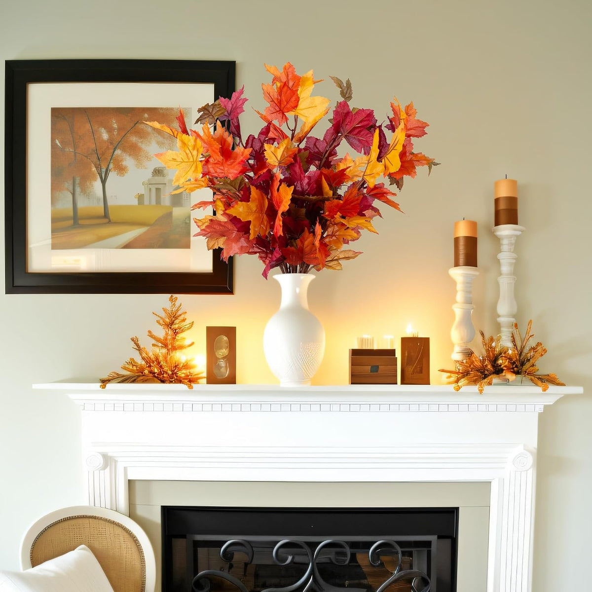 Bonner Harvest Decor Artificial Maple Leaf Branches additional product photo