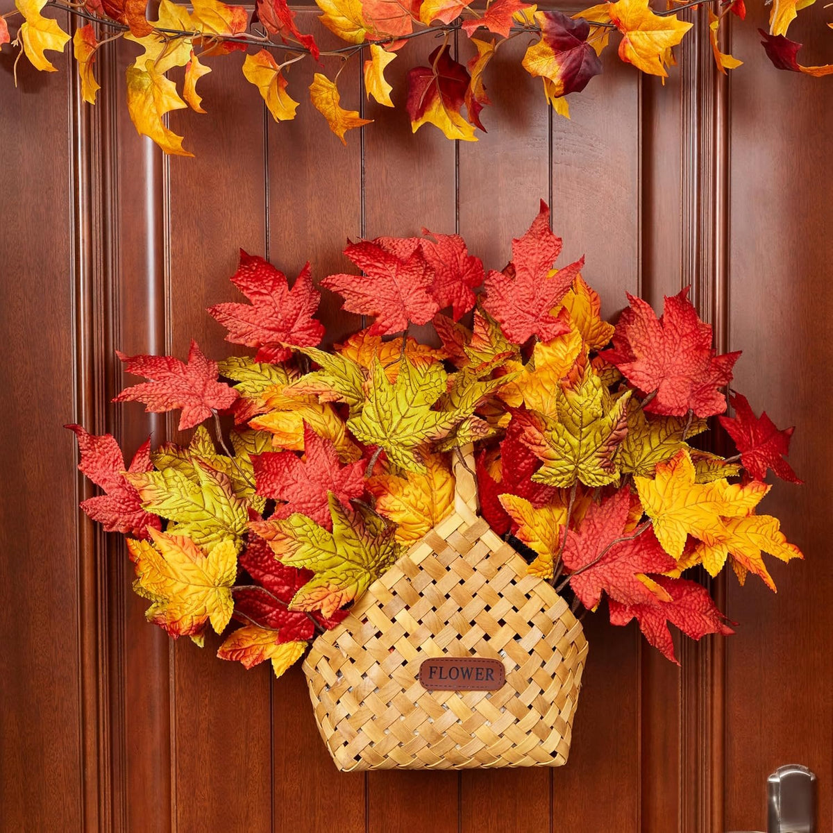 Bonner Harvest Decor Mixed Autumn Maple Leaf Stems additional product photo