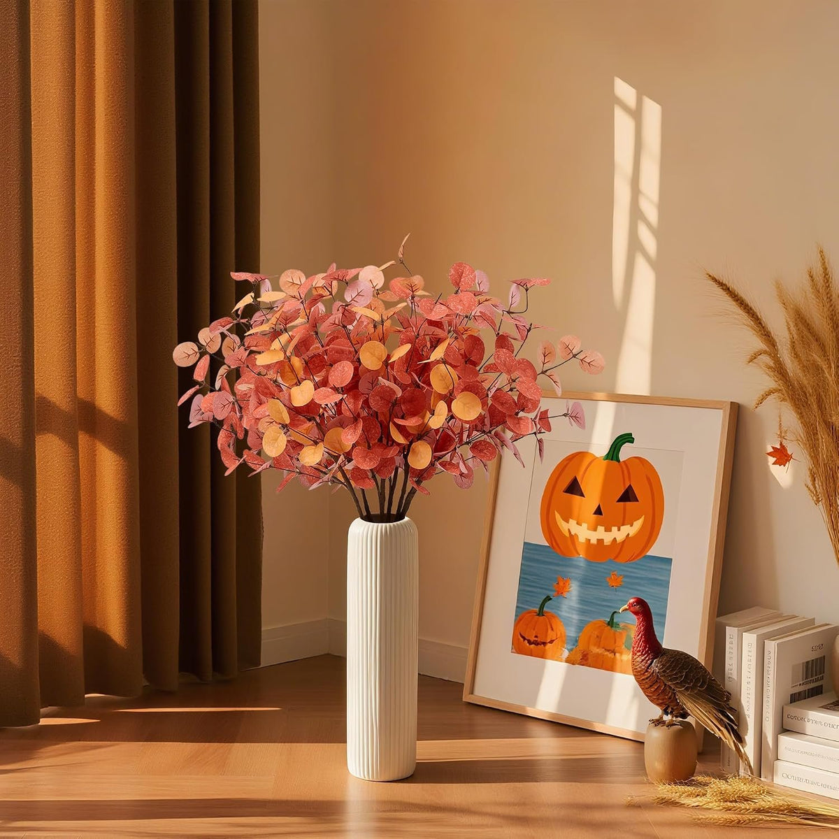 Bonner Harvest Decor Fall Eucalyptus Stems additional product photo
