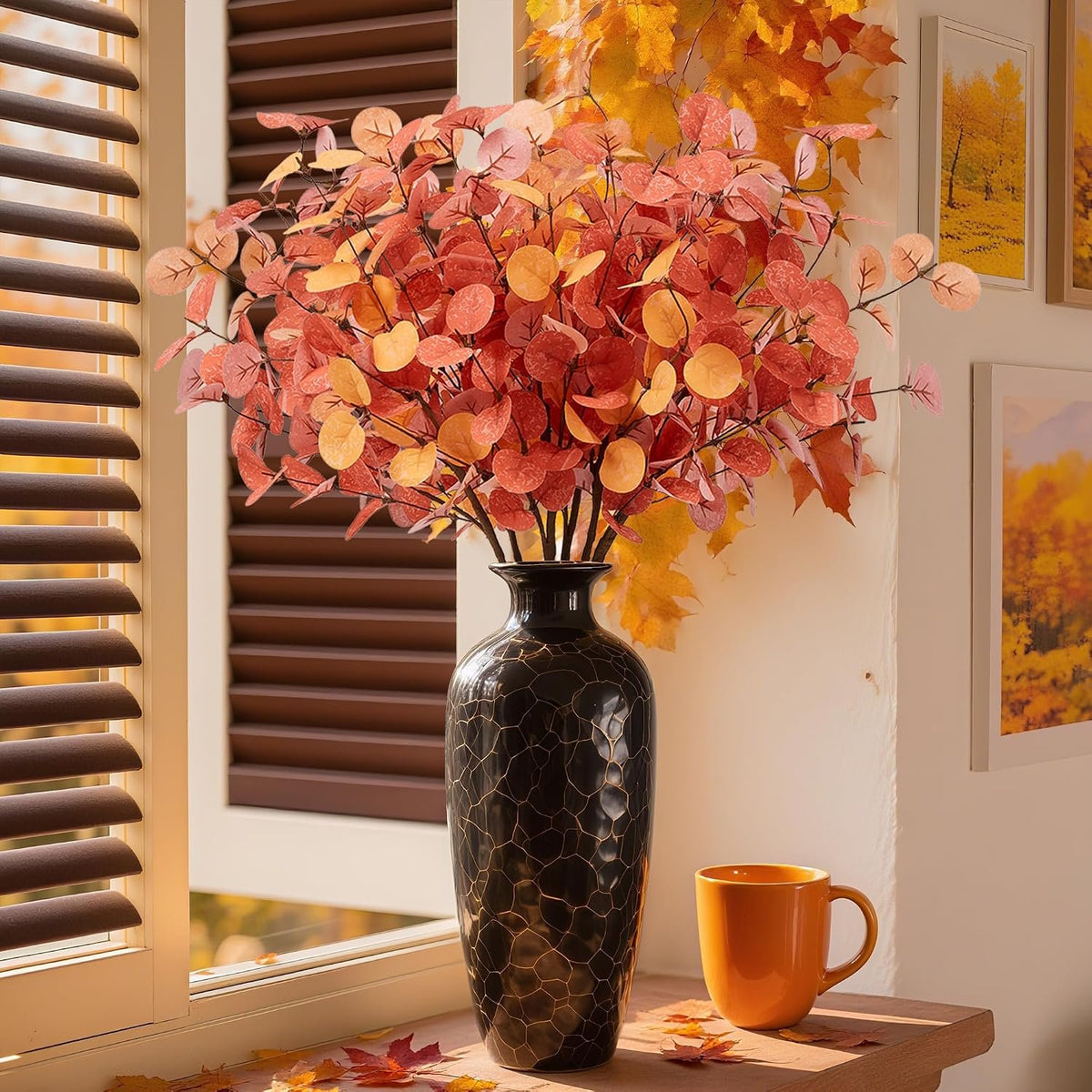 Bonner Harvest Decor Fall Eucalyptus Stems additional product photo