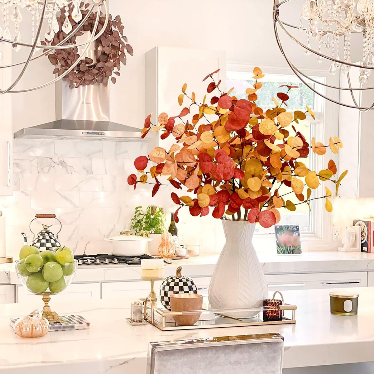 Bonner Harvest Decor Fall Eucalyptus Stem Bundle additional product photo
