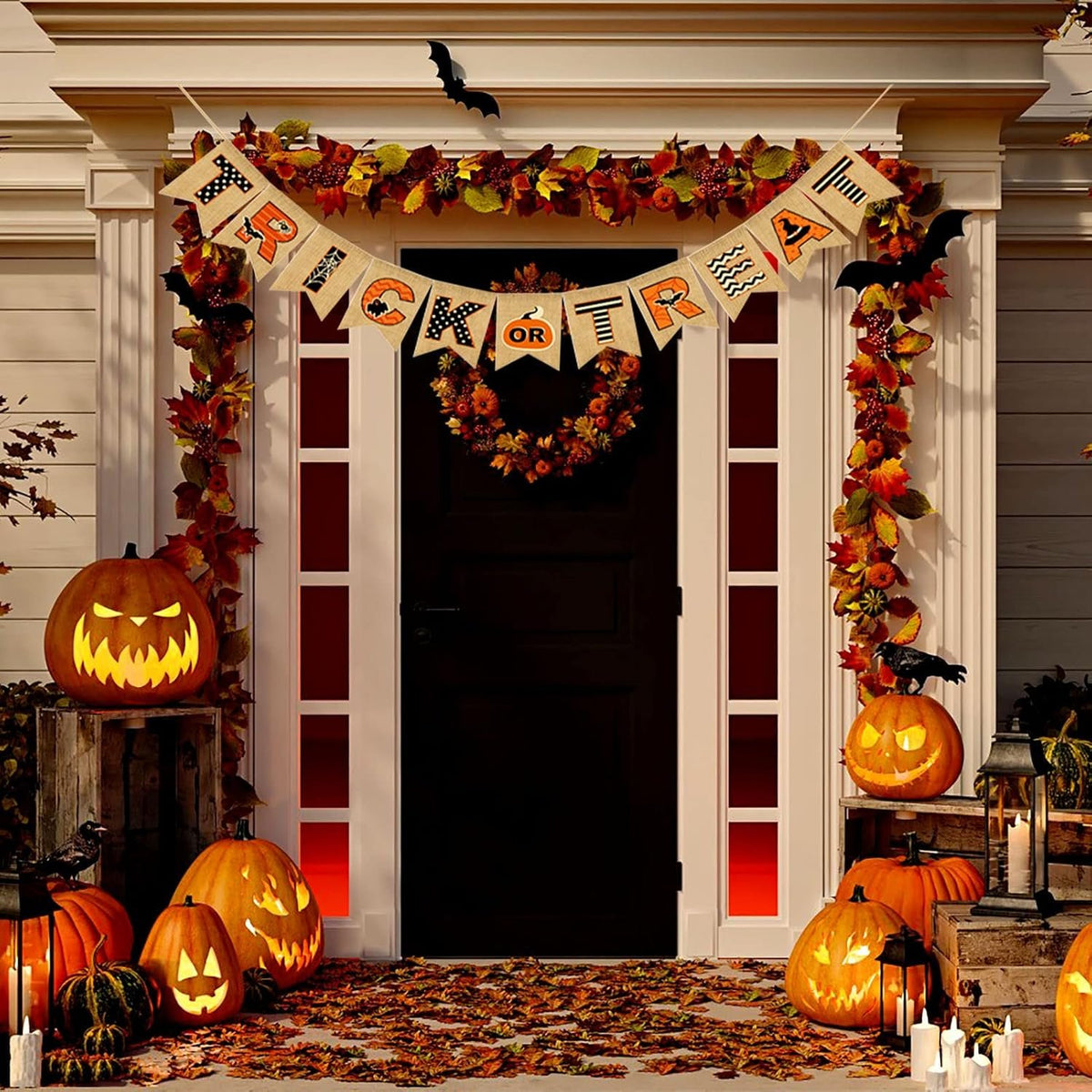 Bonner Harvest Decor Trick or Treat Burlap Banner additional product photo