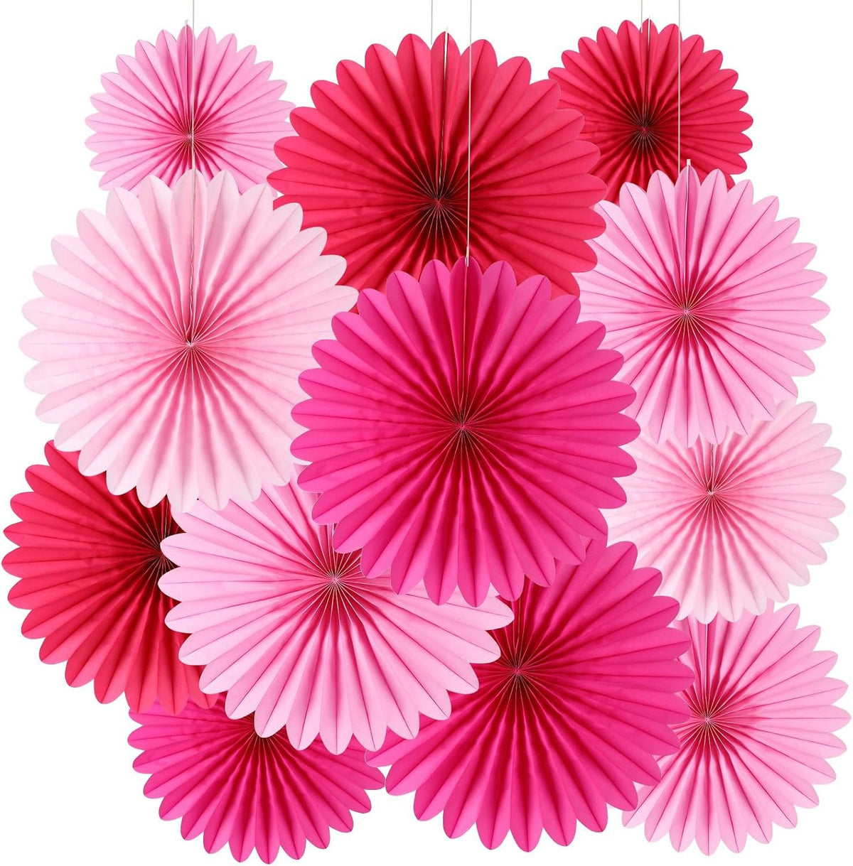 Bonner Harvest Decor Tissue Paper Fan Decoration Set additional product photo