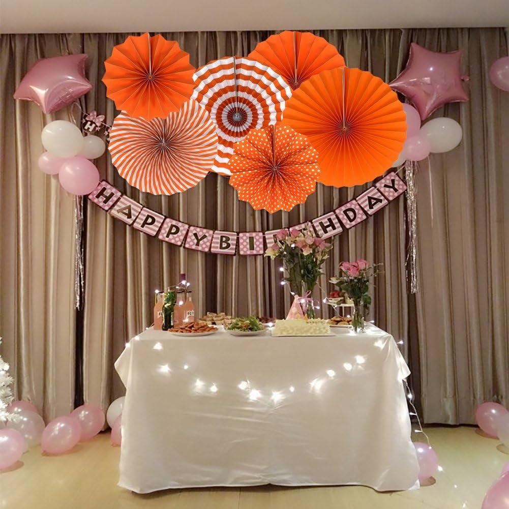 Bonner Harvest Decor Hanging Paper Fan Six-Pack additional product photo