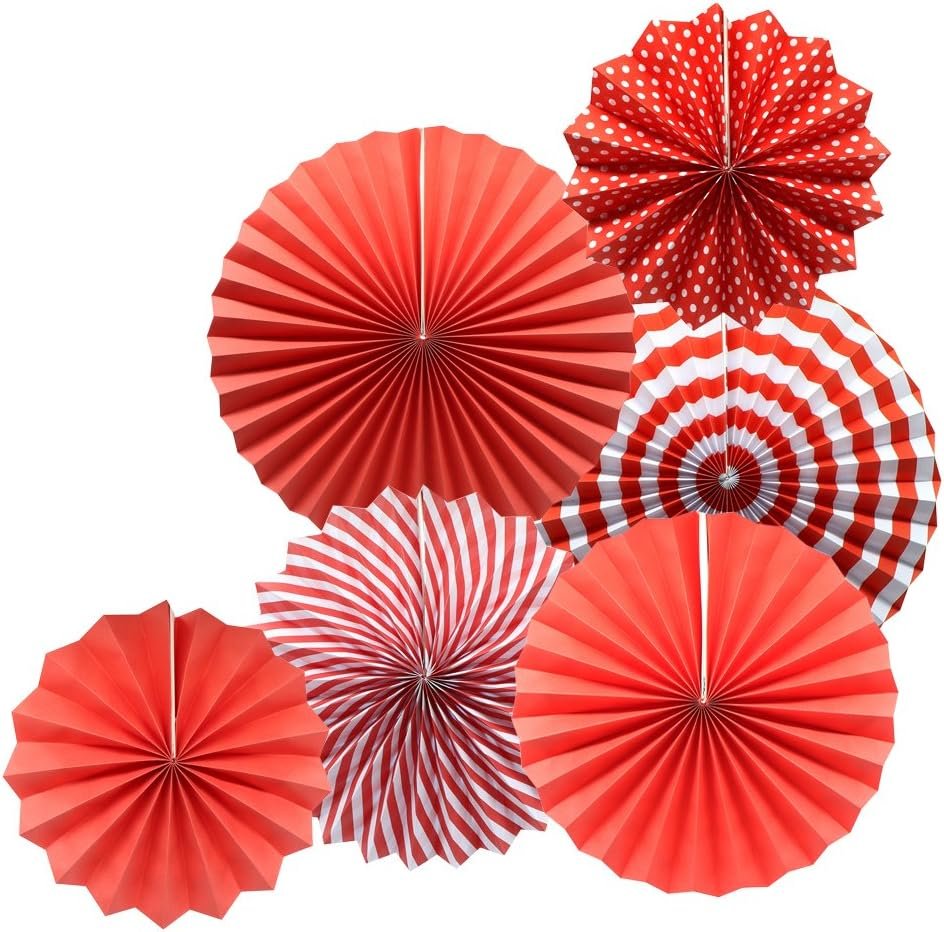 Bonner Harvest Decor Hanging Paper Fan Six-Pack additional product photo