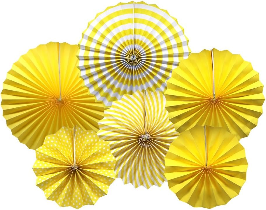 Bonner Harvest Decor Hanging Paper Fan Six-Pack additional product photo
