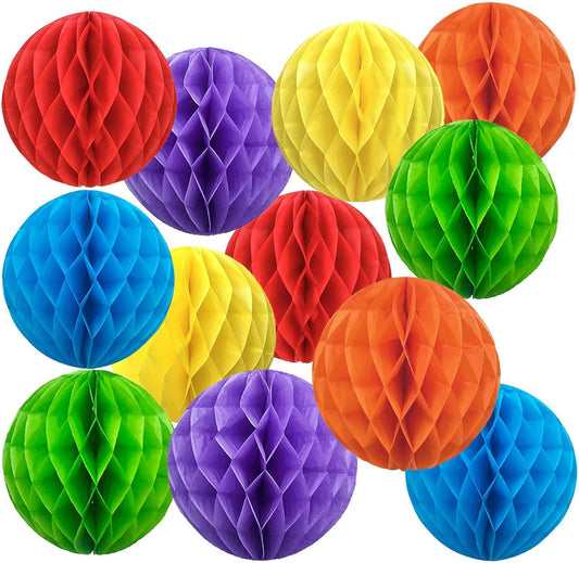 Bonner Harvest Decor Honeycomb Paper Ball Set studio product photo