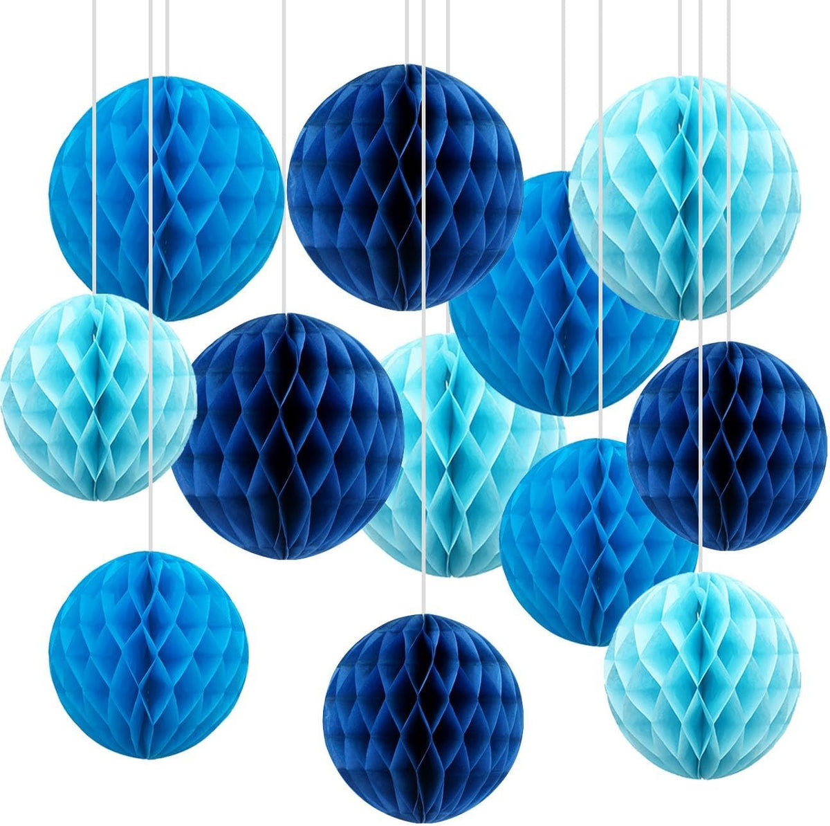 Bonner Harvest Decor Two-Size Honeycomb Ball Set additional product photo