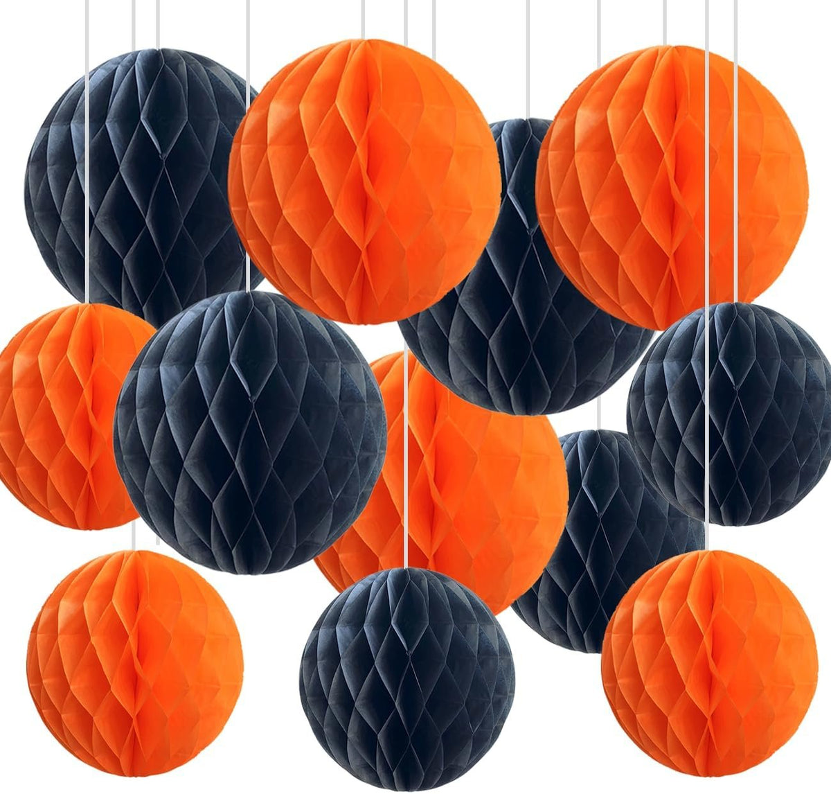 Bonner Harvest Decor Two-Size Honeycomb Ball Set additional product photo