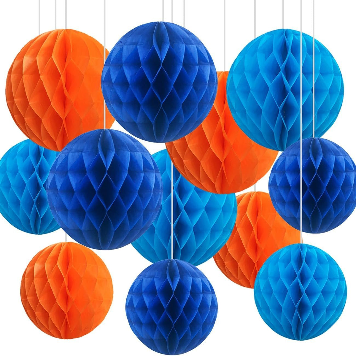 Bonner Harvest Decor Two-Size Honeycomb Ball Set additional product photo