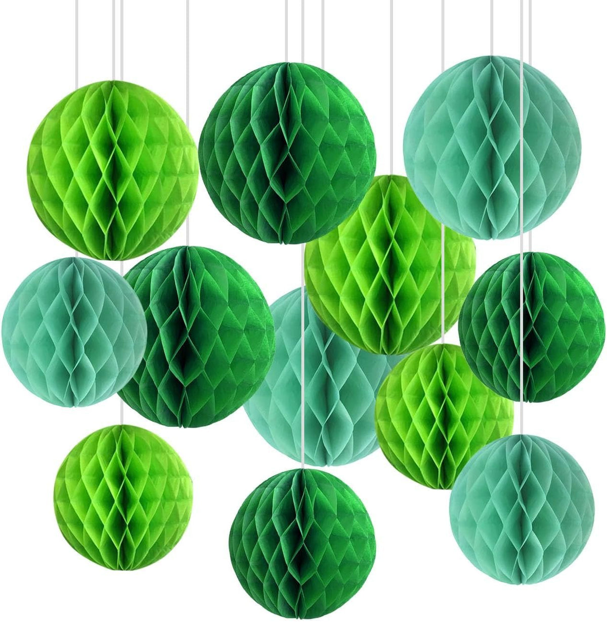 Bonner Harvest Decor Two-Size Honeycomb Ball Set additional product photo