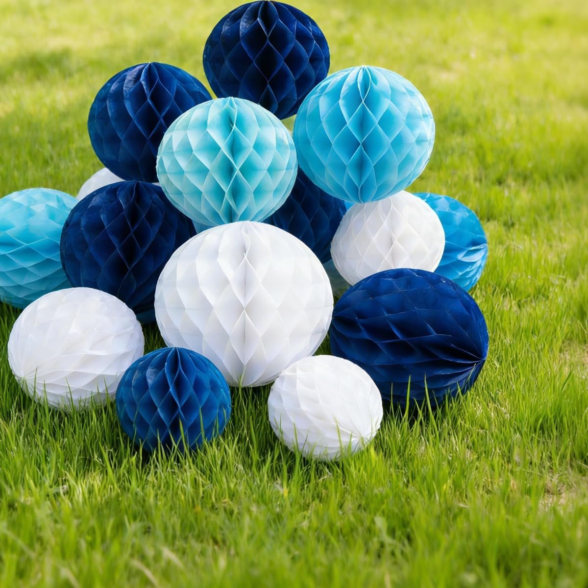 Bonner Harvest Decor Honeycomb Ball Variety Set additional product photo
